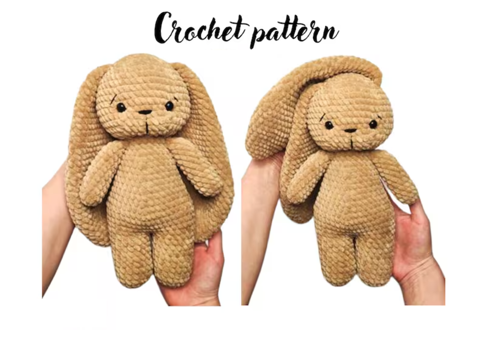 🐰 Amigurumi Bunny Crochet Pattern Easter Plush Rabbit PDF 🧶