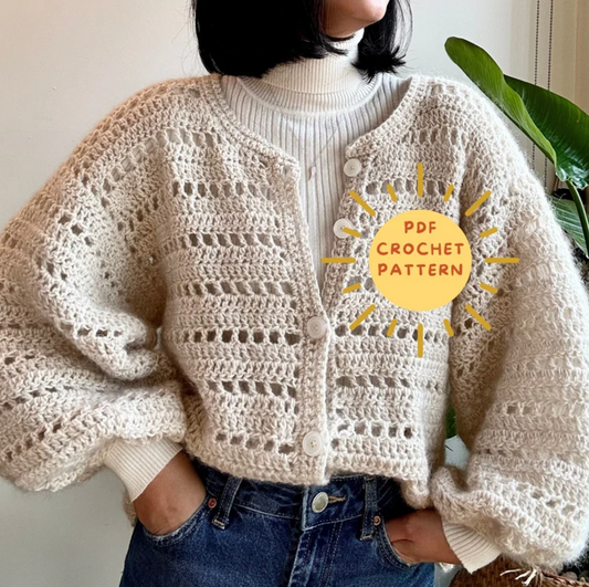 🧶 Eternal Seasons Crochet Cardigan pattern ❄️