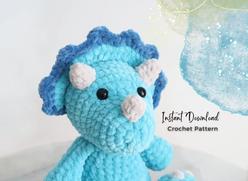 🦖 2-in-1 Dinosaur Crochet Pattern 🧶