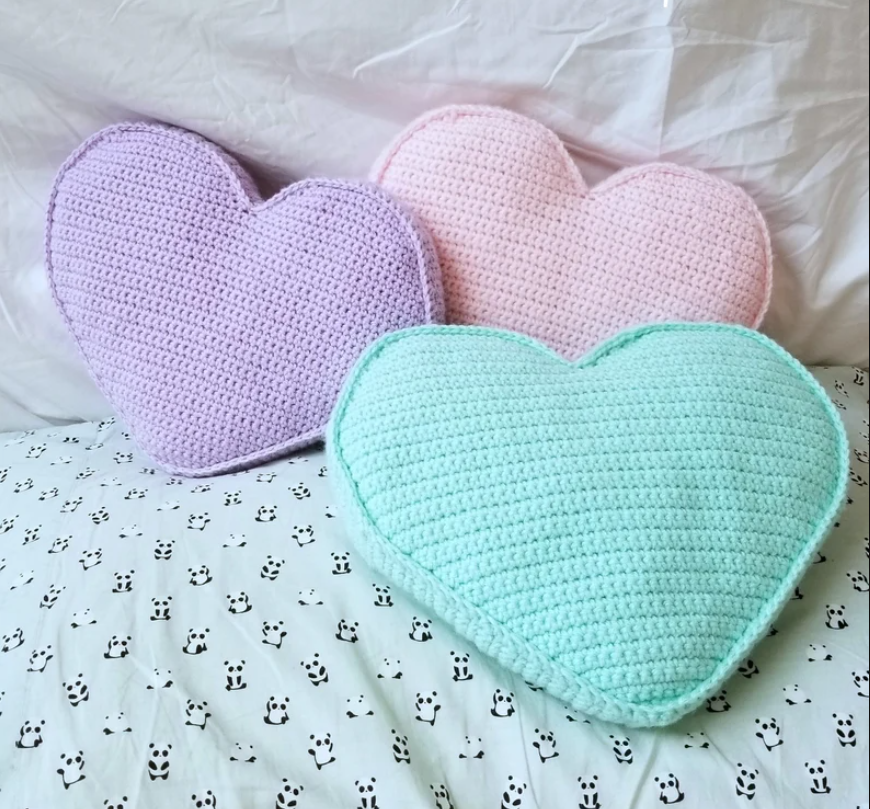 ❤️ Valentine's Day Candy Heart Pillow 🧸