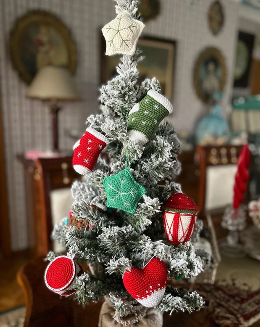 Festive Crochet Ornaments Pattern