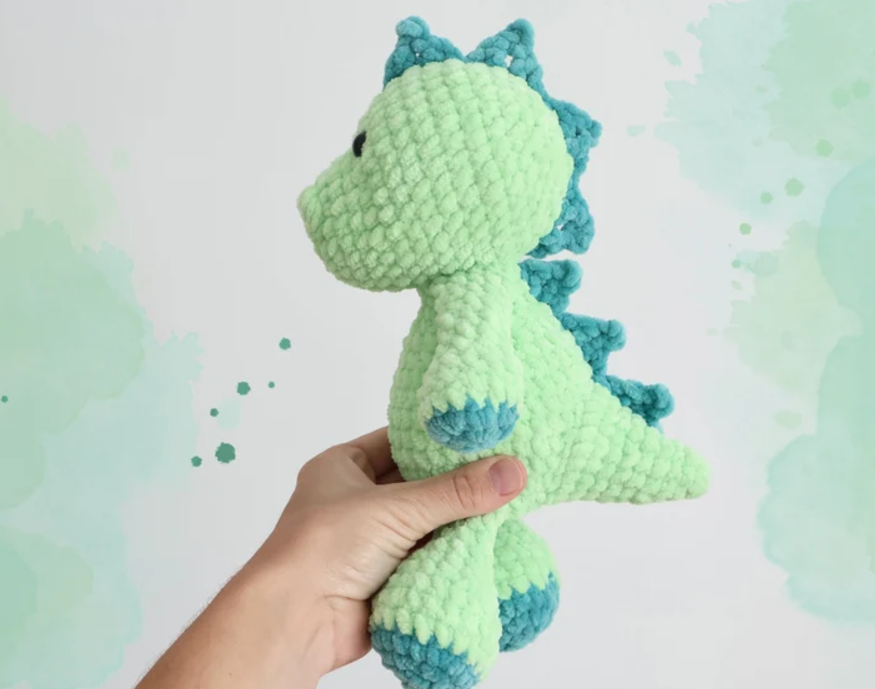 🦖 2-in-1 Dinosaur Crochet Pattern 🧶