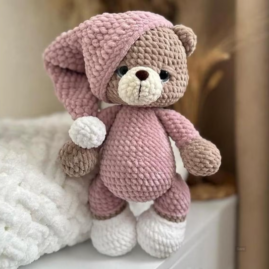 🧸 Teddy Bear Crochet Pattern